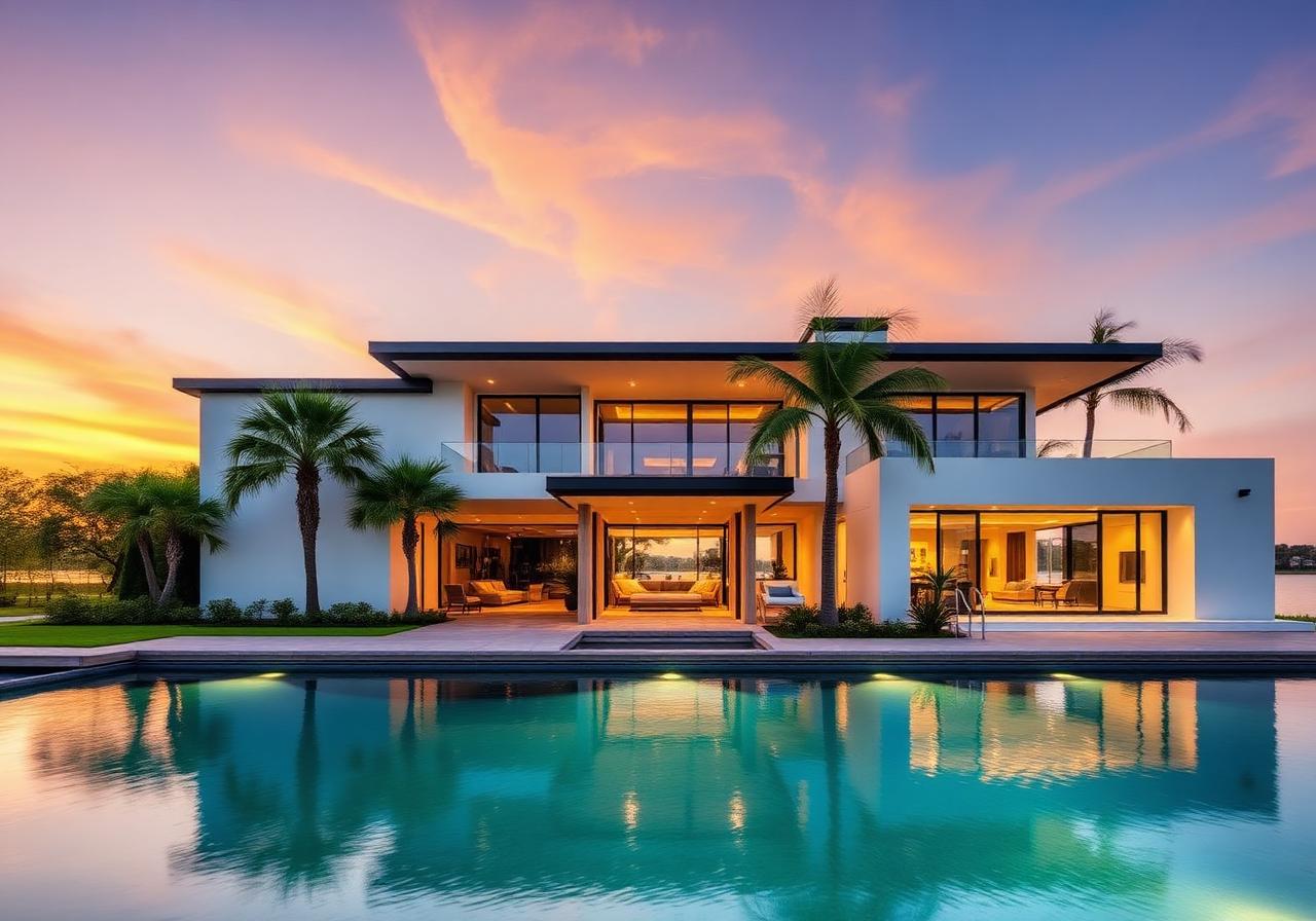 Lakefront Modern Estate